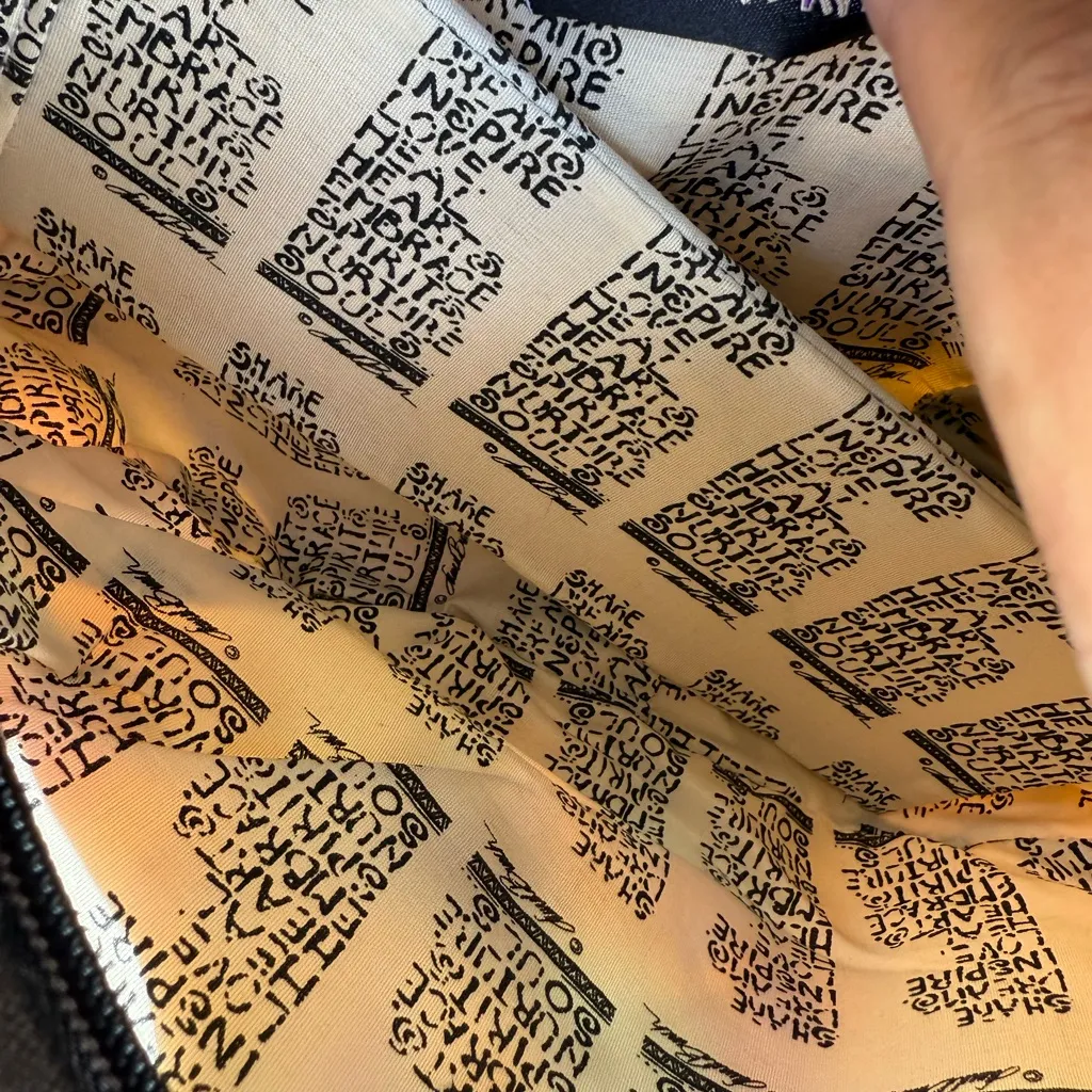 VTG Laurel Burch Love Horses Quilted Medium‎ Handbag Crossbody Bag NWT T Brown - Image 6