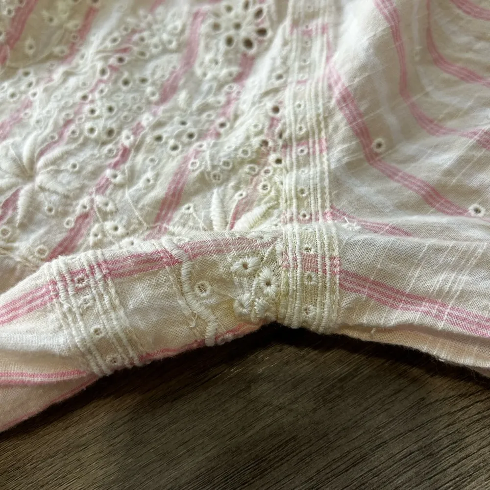 Rare Loveshackfancy Pink Isla Midi Embroidered Boho Dress - Image 8