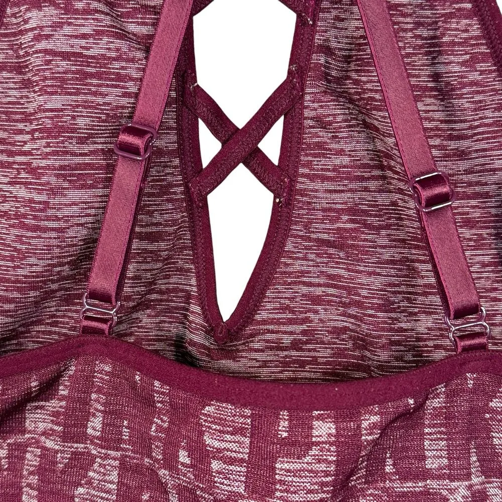 PINK Victoria’s Secret Small Cool & Comfy Strappy Bralette Halter Adjustable - Image 4