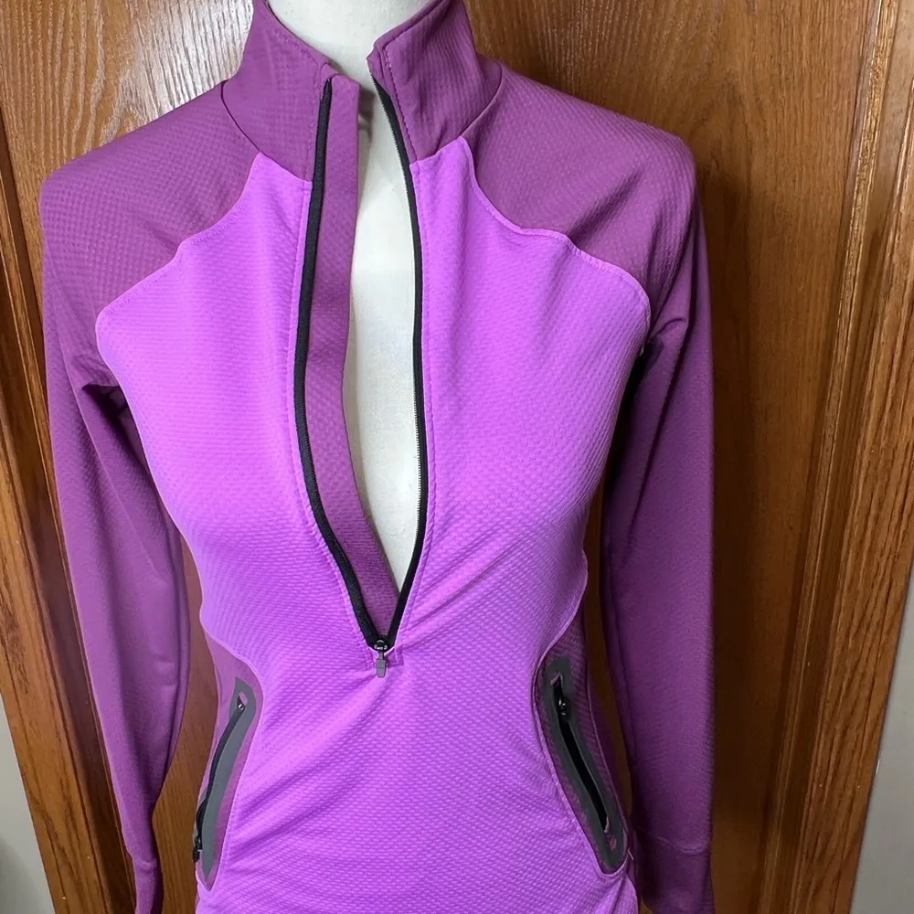 Women’s under armour 1/2 zip pull over XS - Image 3
