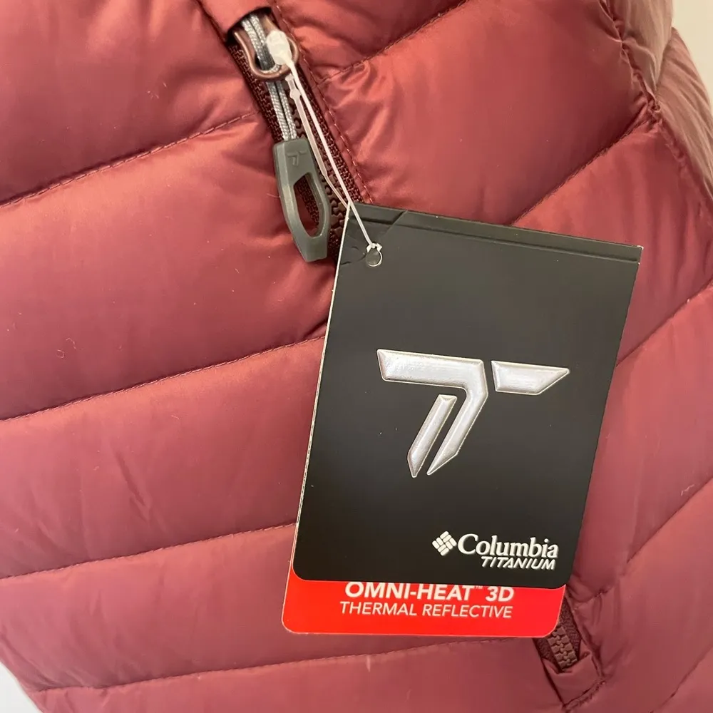 Columbia Titanium Alpha Trail Down Hooded Jacket Omni Heat 3D Thermal 800 Fill - Image 8