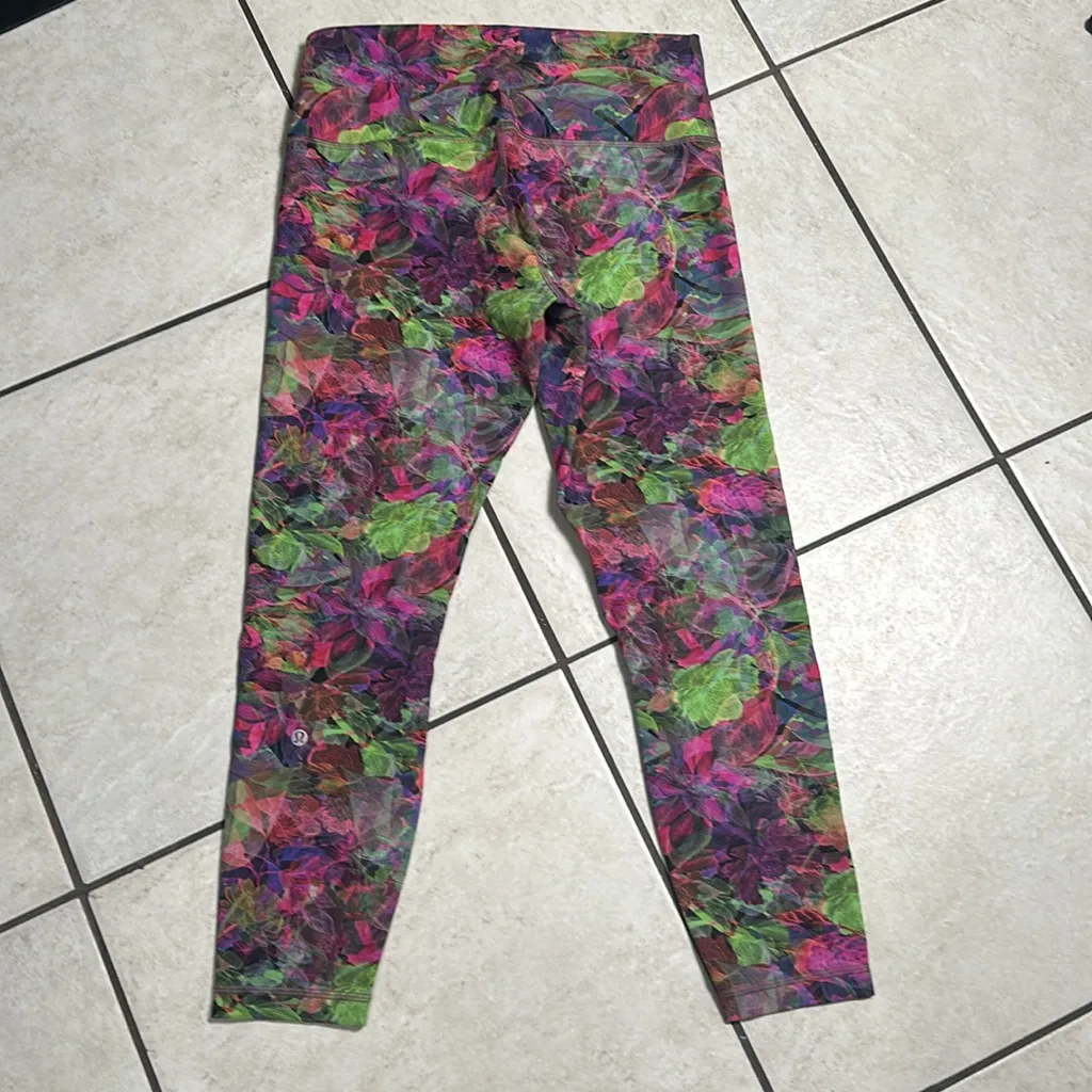 Lululemon Wunder‎ Train High-Rise Tight Vivid Floral Tone Multi - Image 6