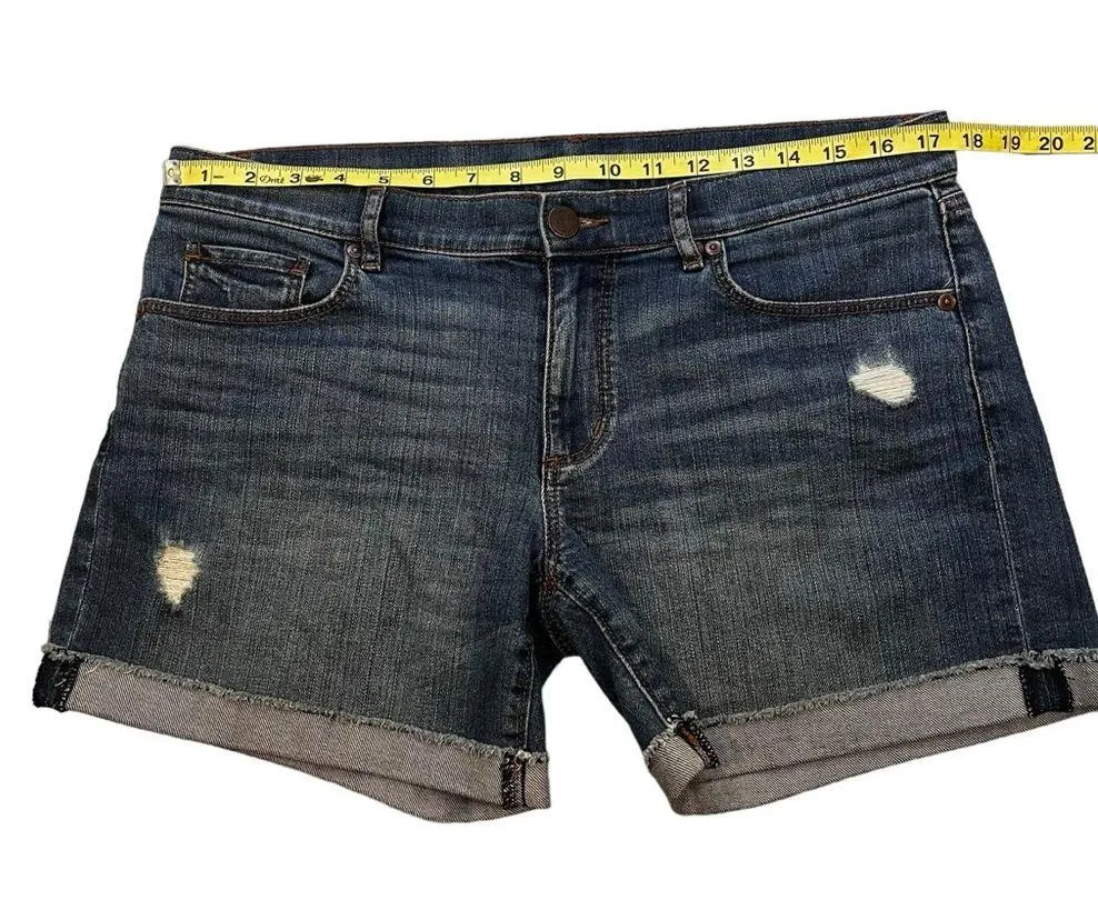 Loft Outlet Denim Roll Short, Sz 6 - Image 6