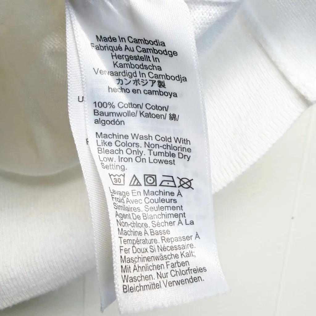 J.CREW Factory Sweater Shell White Medium - Image 7