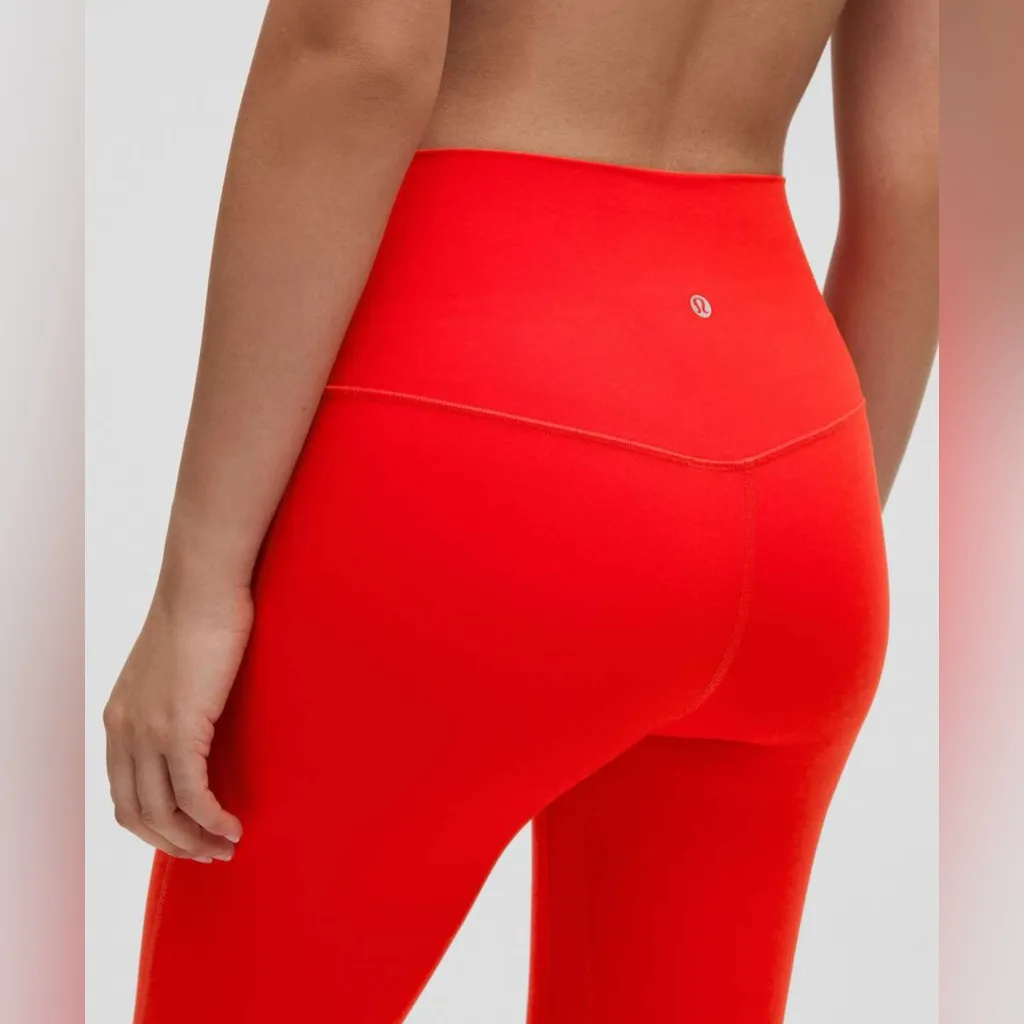 Lululemon Vibrant Red Leggings - Image 4