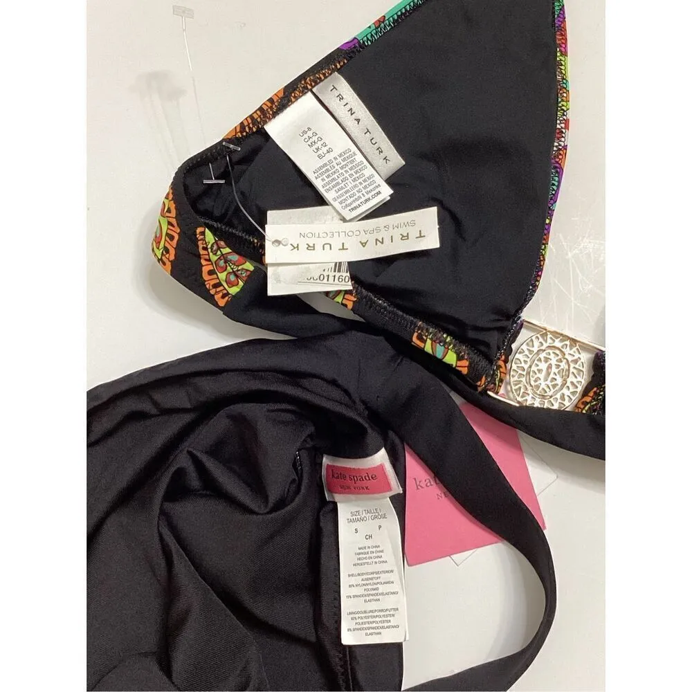 New. Trina Turk and Kate Spade bikini set. Small. - Image 11