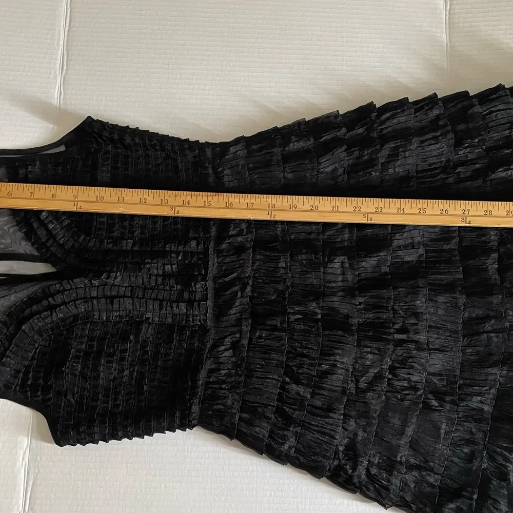 Free People Women “Little Black Dress” Tiered Sleeveless Cocktail Size 4 - Image 8