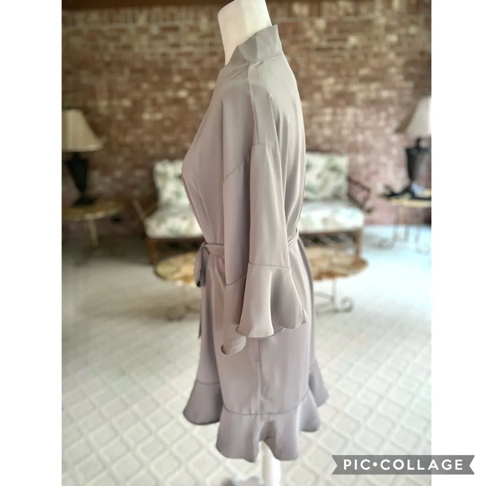 Birdy Grey  Kenny Ruffle Gray Robe XS/X - Image 8