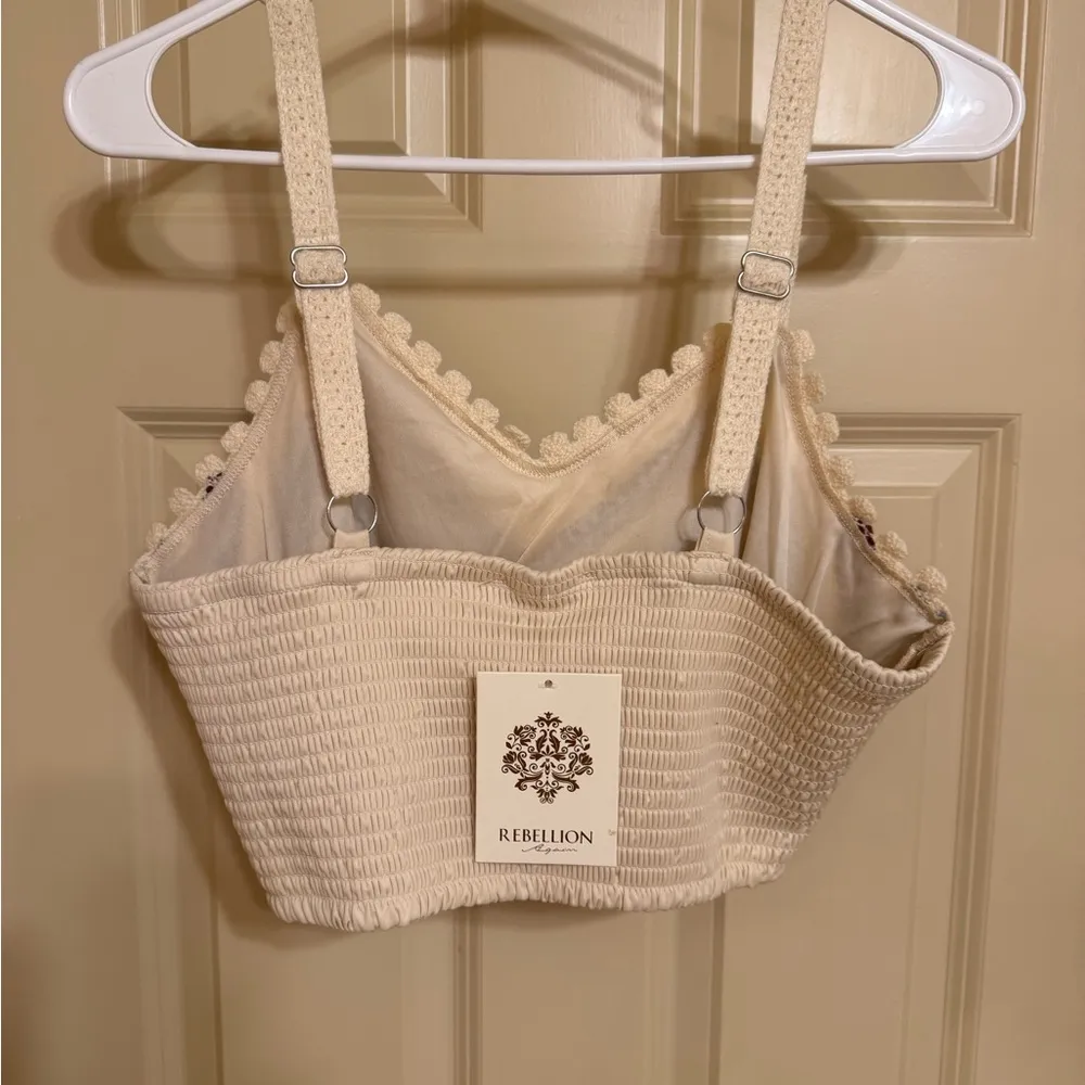 Rebellion Multicolor Crochet Bralette - Image 3