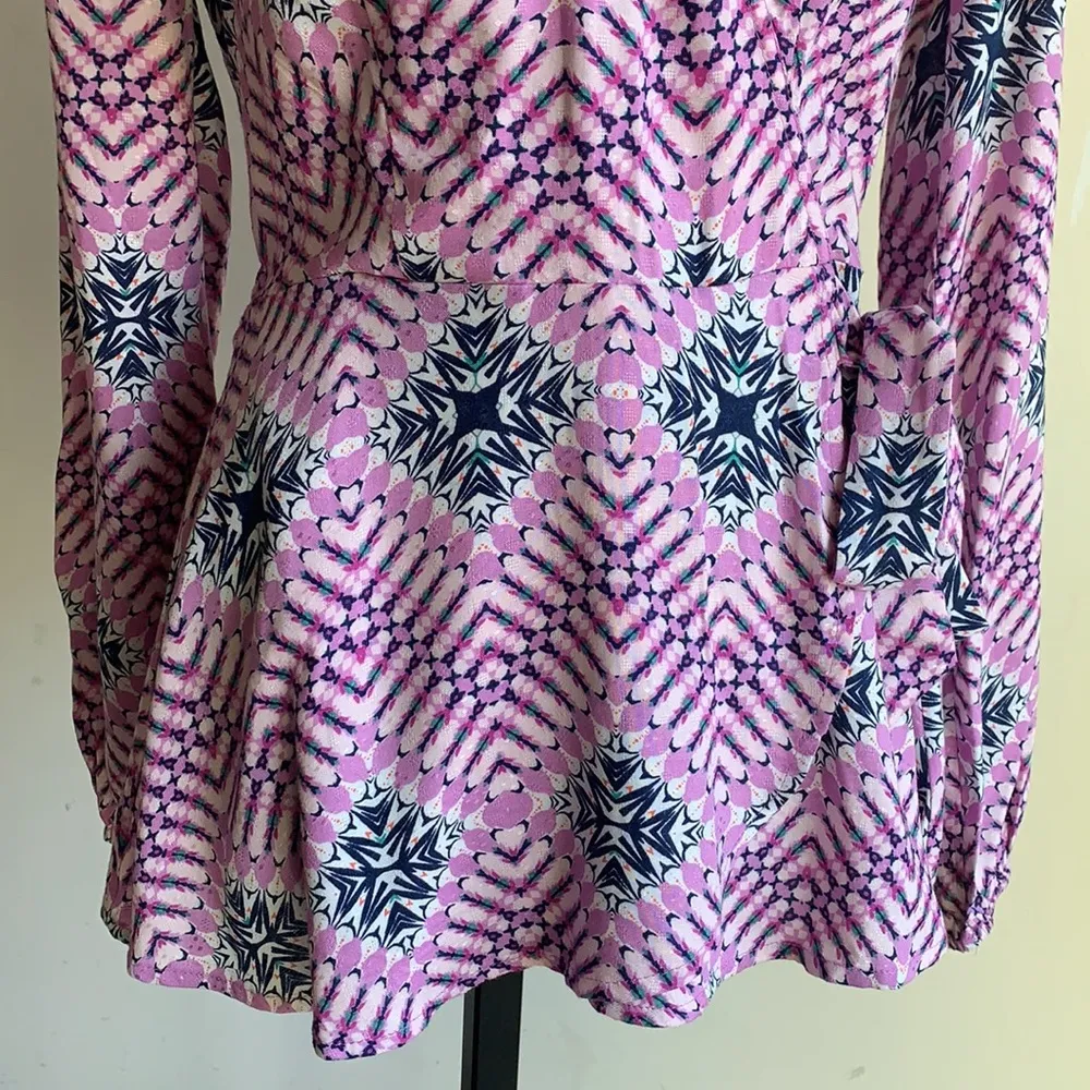 Haute Hippie Tribe Jolie Boho Peplum Blouse - Image 5