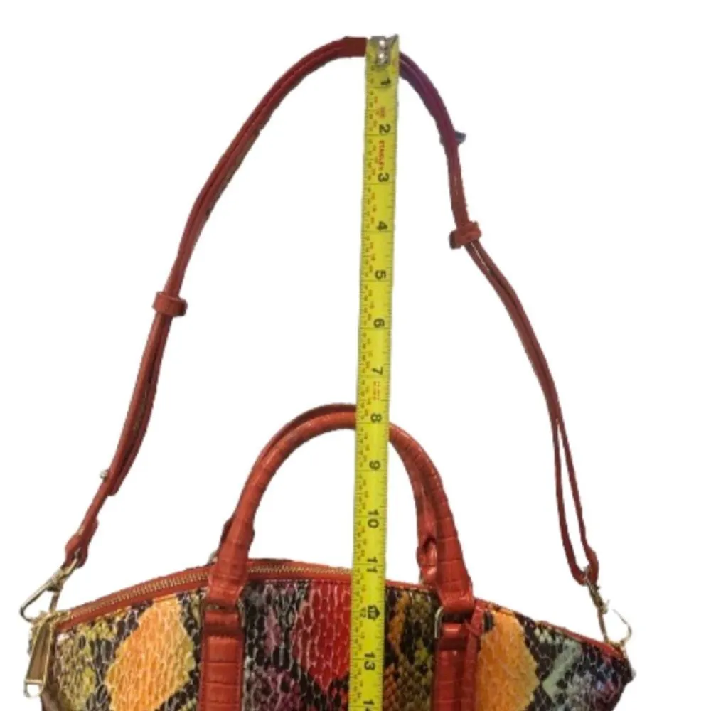 BRAHMIN Red Dragon Emperium Large Duxbury Satchel and Matching Ady Wallet - Image 10