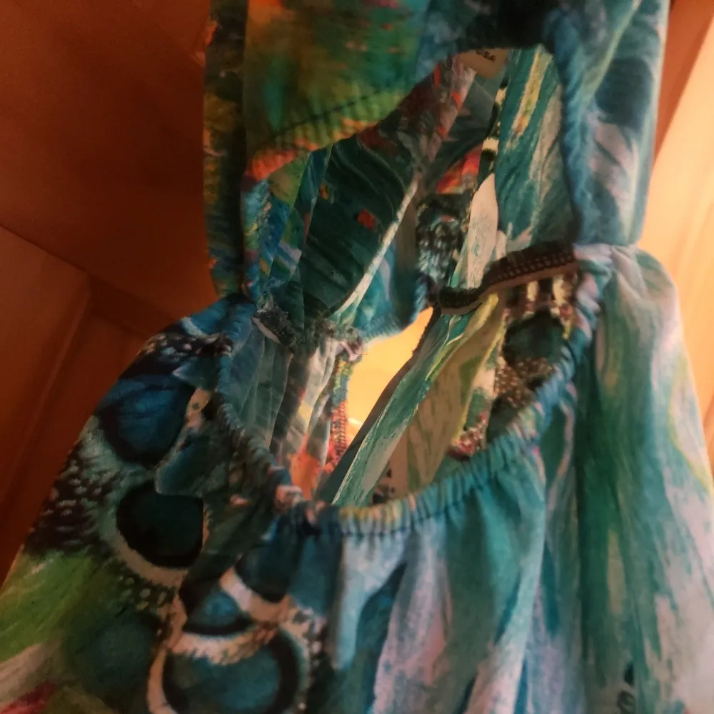 Tyche peacock cutout side-summer dress - Image 8