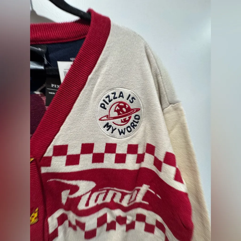Disney Pixar Toy Story Aliens Pizza Planet Cardigan - Image 3