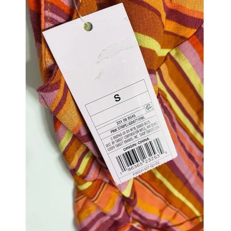 Groovy Costume Women's Slip Dress 70s Psychedelic Sleeveless Dress S‎ NWT - Image 4