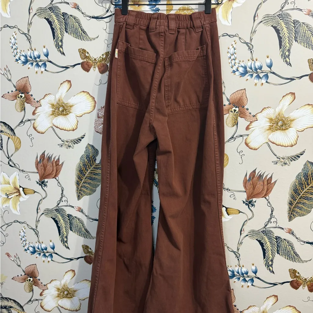 Big Bud Press Brown Bell Bottoms Size XXS - Image 7