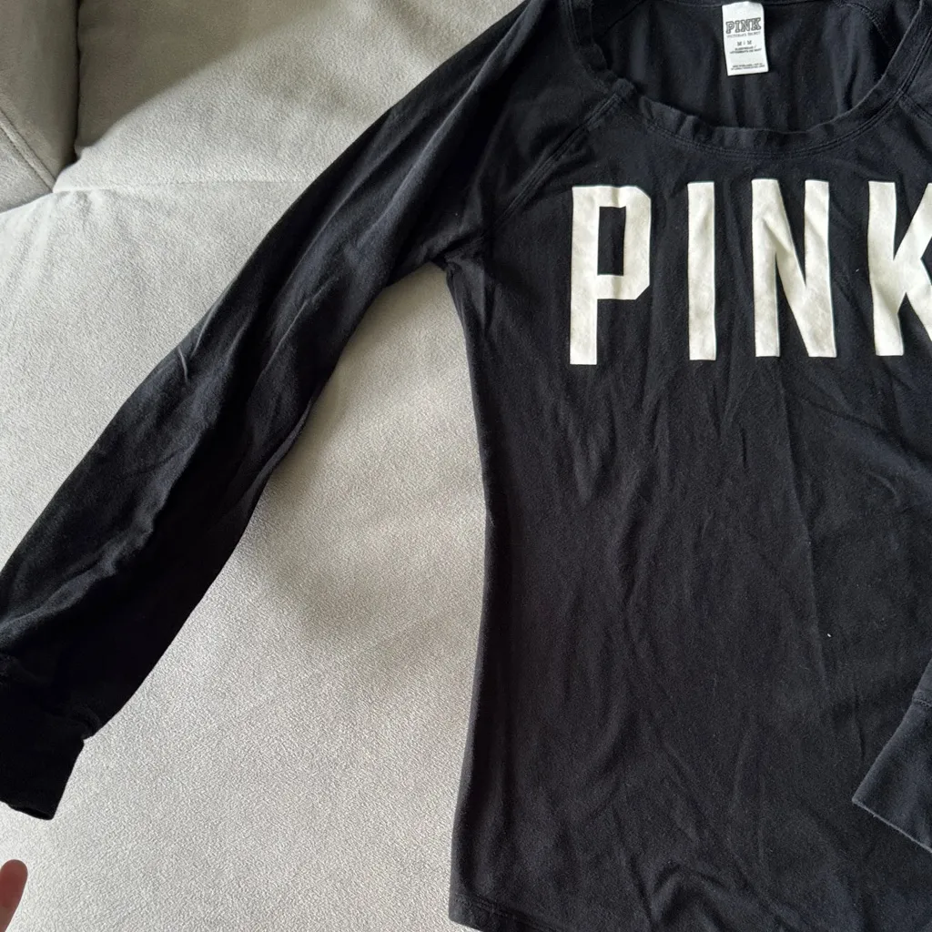 VS Pink Long Sleeve Shirt - Image 3