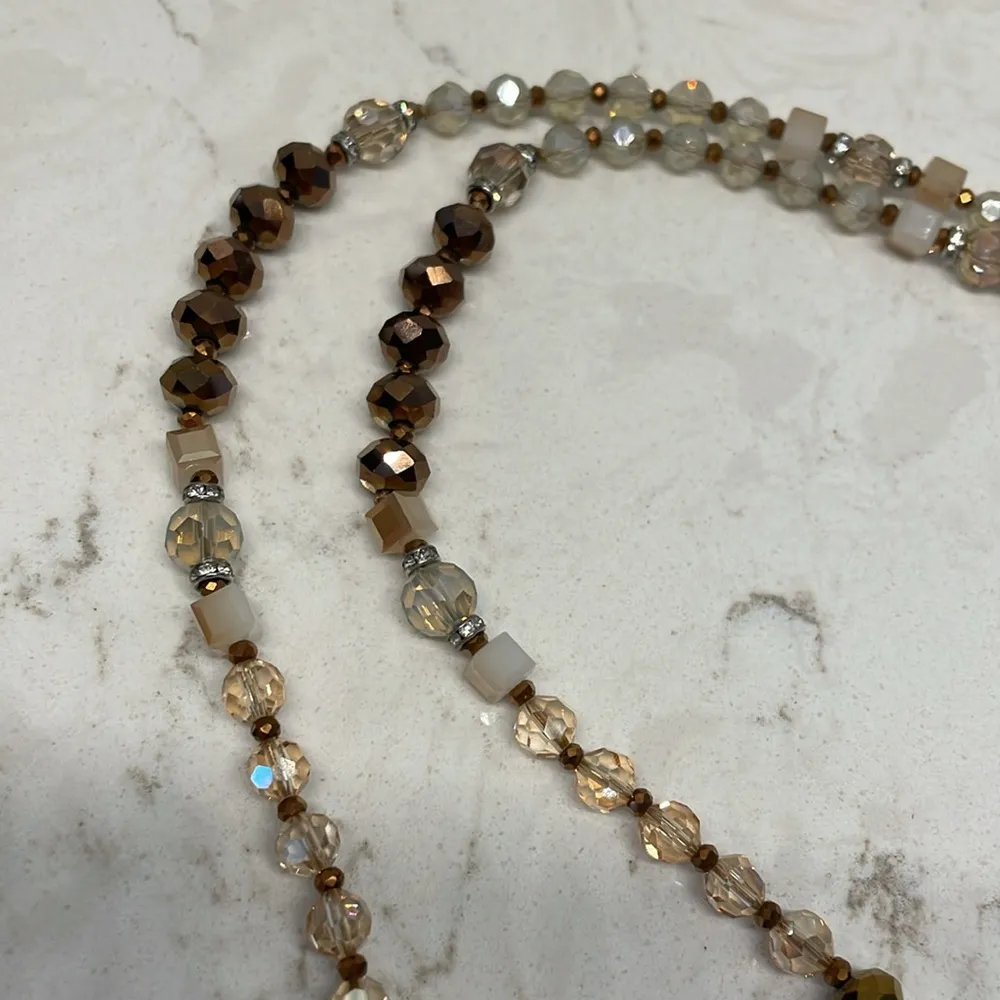 Dragonfly Crystal beaded necklace - Image 8