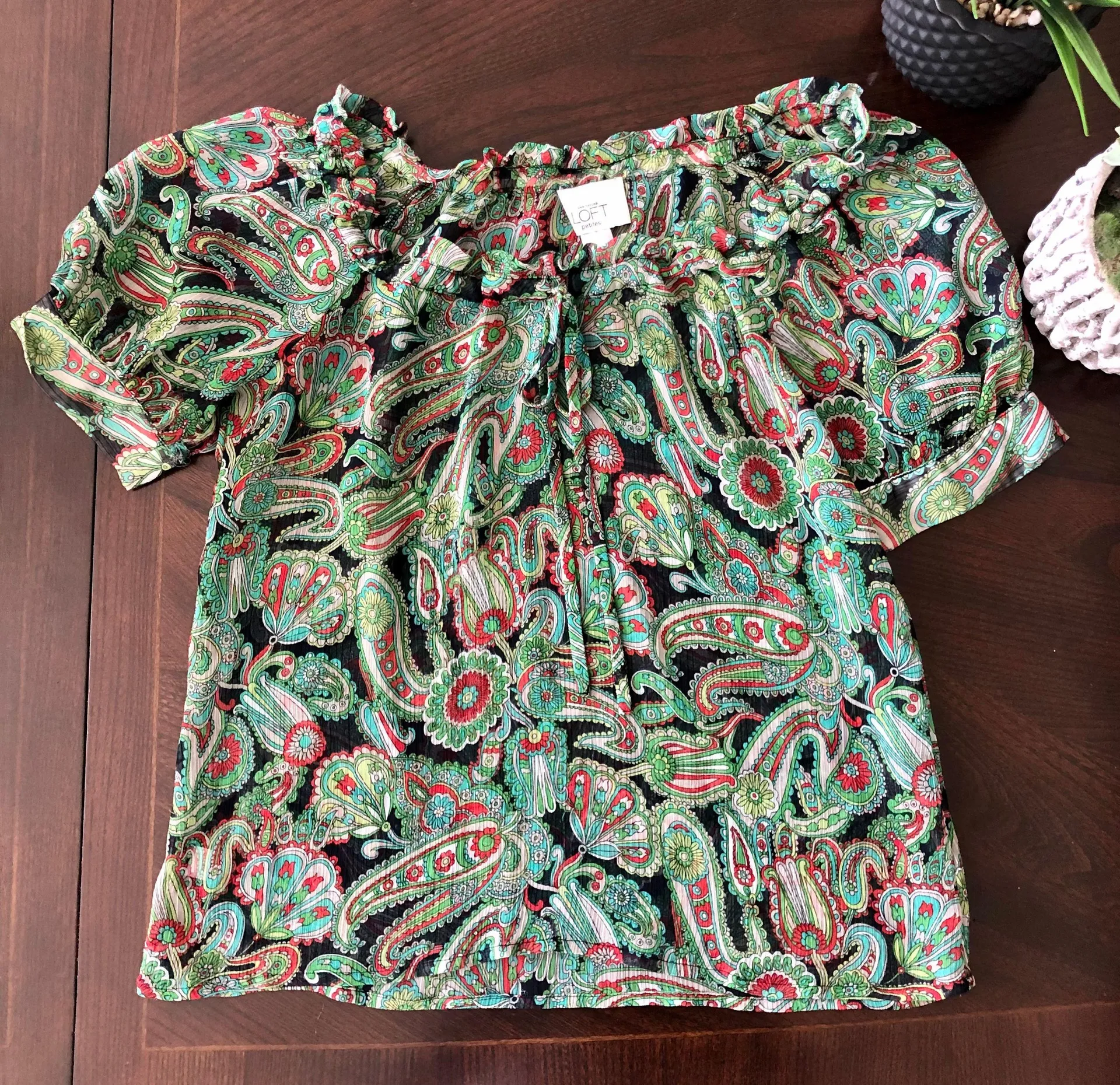 Ann Taylor Sheer Blouse - Image 4