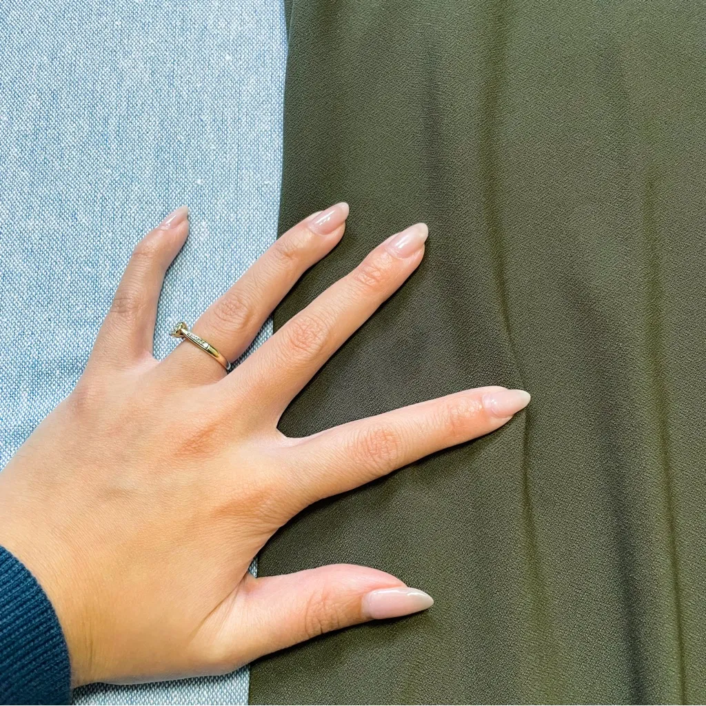 Leith Scoop Neck Midi Shift Dress Size S in Olive - Image 5