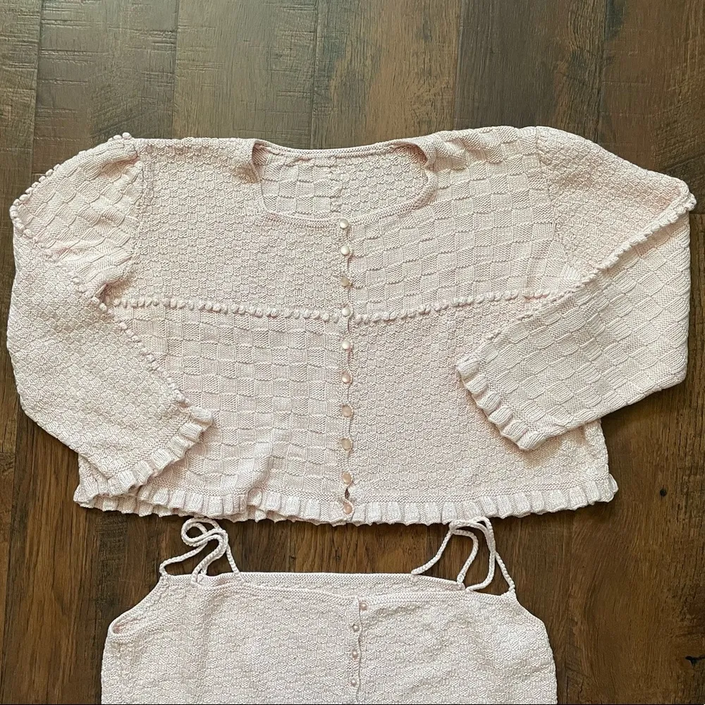 Hand knit sweater set Size undefined - Image 3