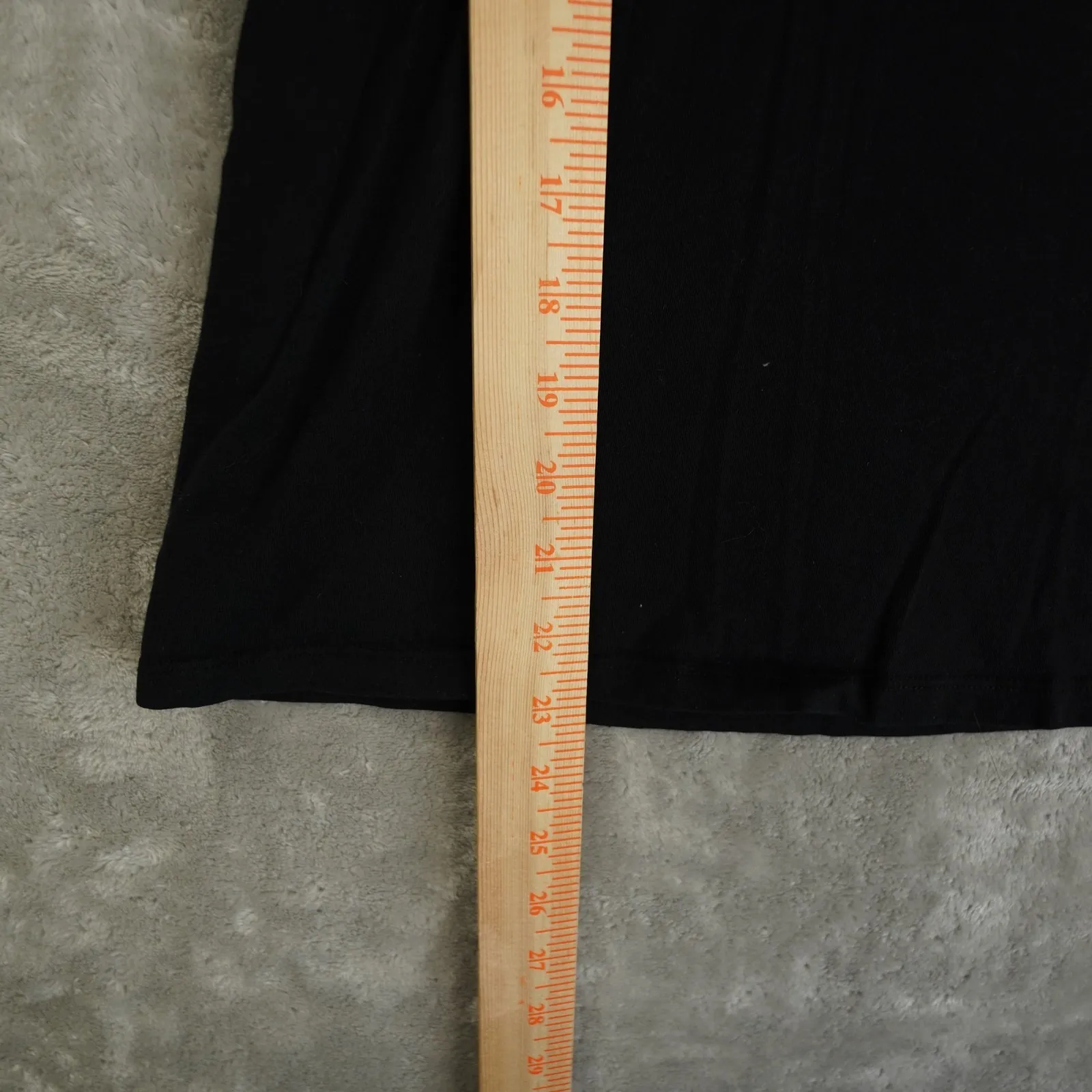 Majestic Filatures Deluxe Teeshirt Women's 3 Silk Touch Black Long Sleeve Soft Size M - Image 4