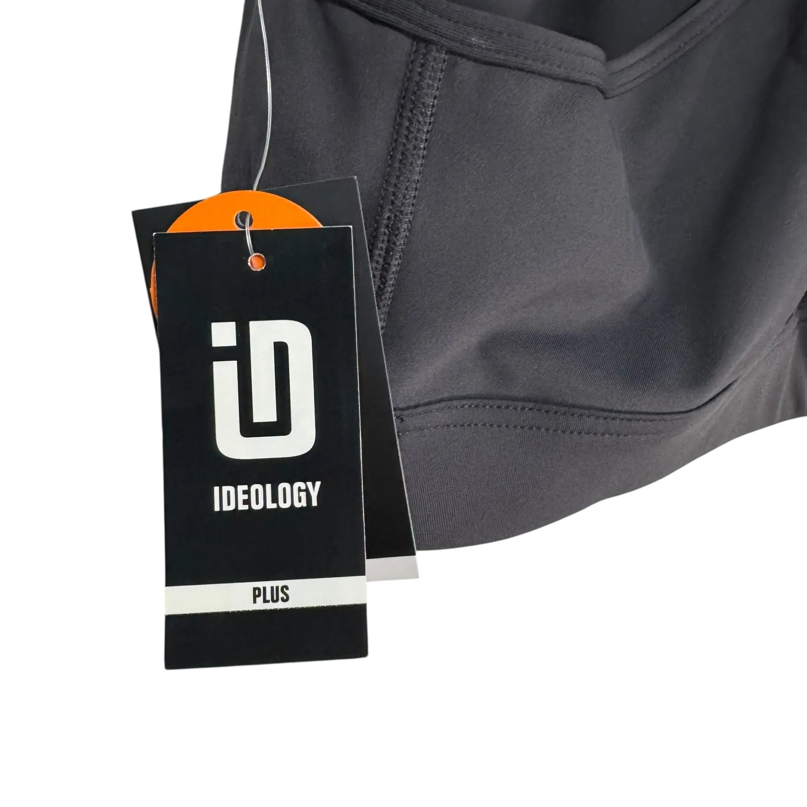 Ideology Plus Size 3X Deep Charcoal Gray Medium Impact Sports Bra - Image 3