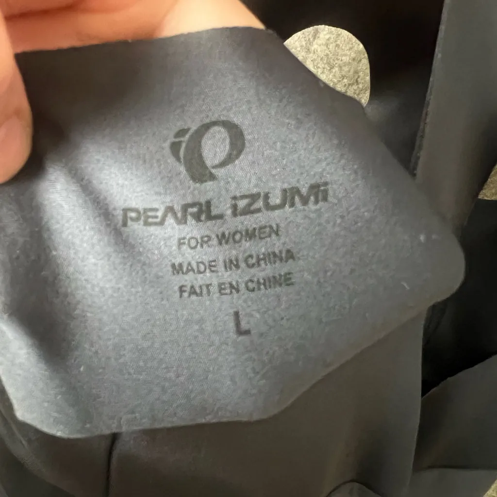 Pearl Izumi Woman Size Large Gray Podium Plus Bib cycling Short - Image 3