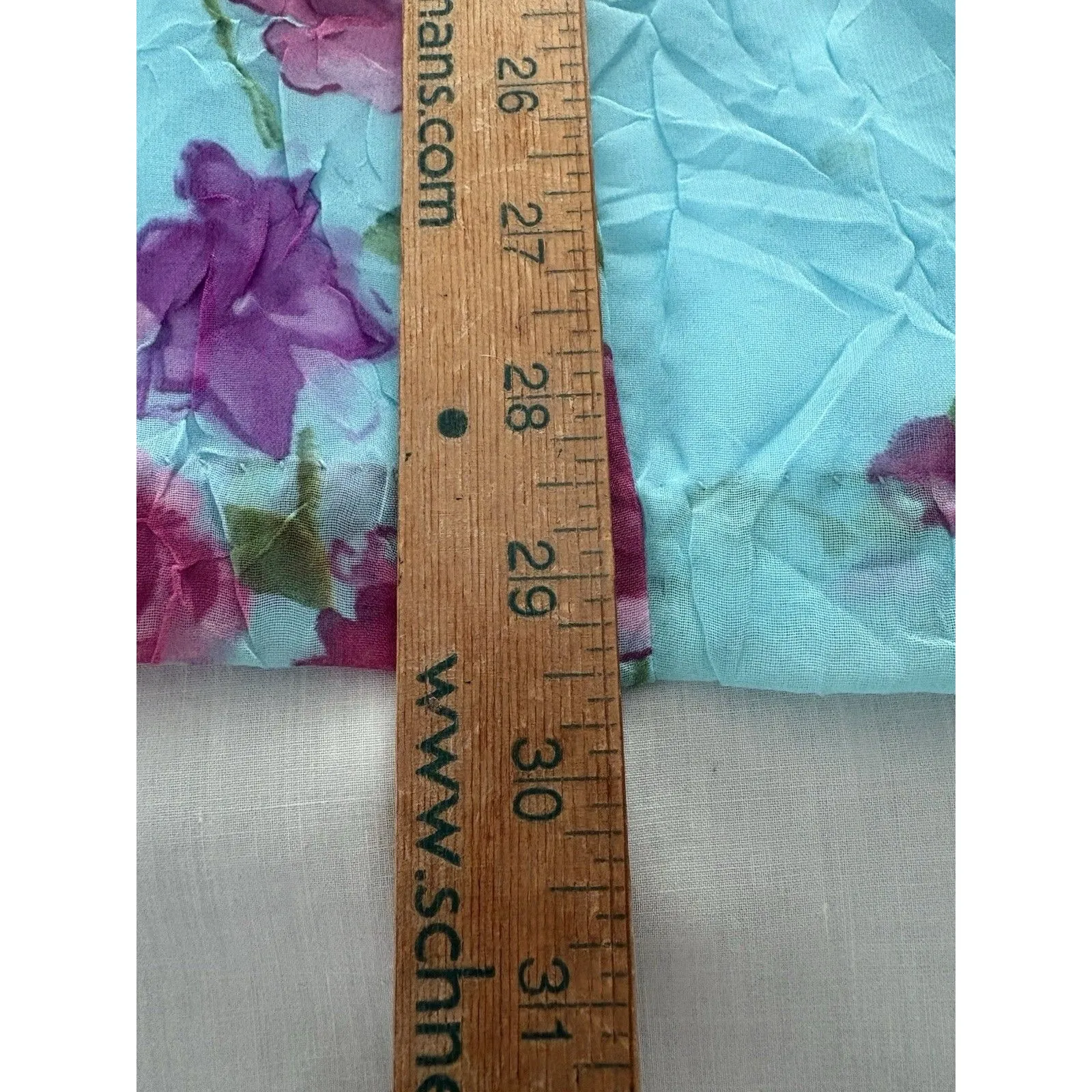 Vintage Barbara Lesser Y2K Dress M Blue Floral Fairy Cottagecore CuteGoth 90s* Size M - Image 10