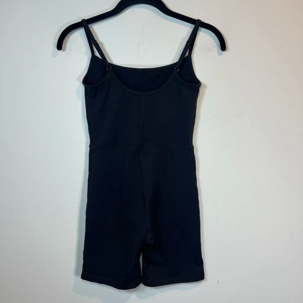 Aritzia Wilfred Free Divinity 7" Romper Body Suit Black Shorts One Piece Size XS - Image 7