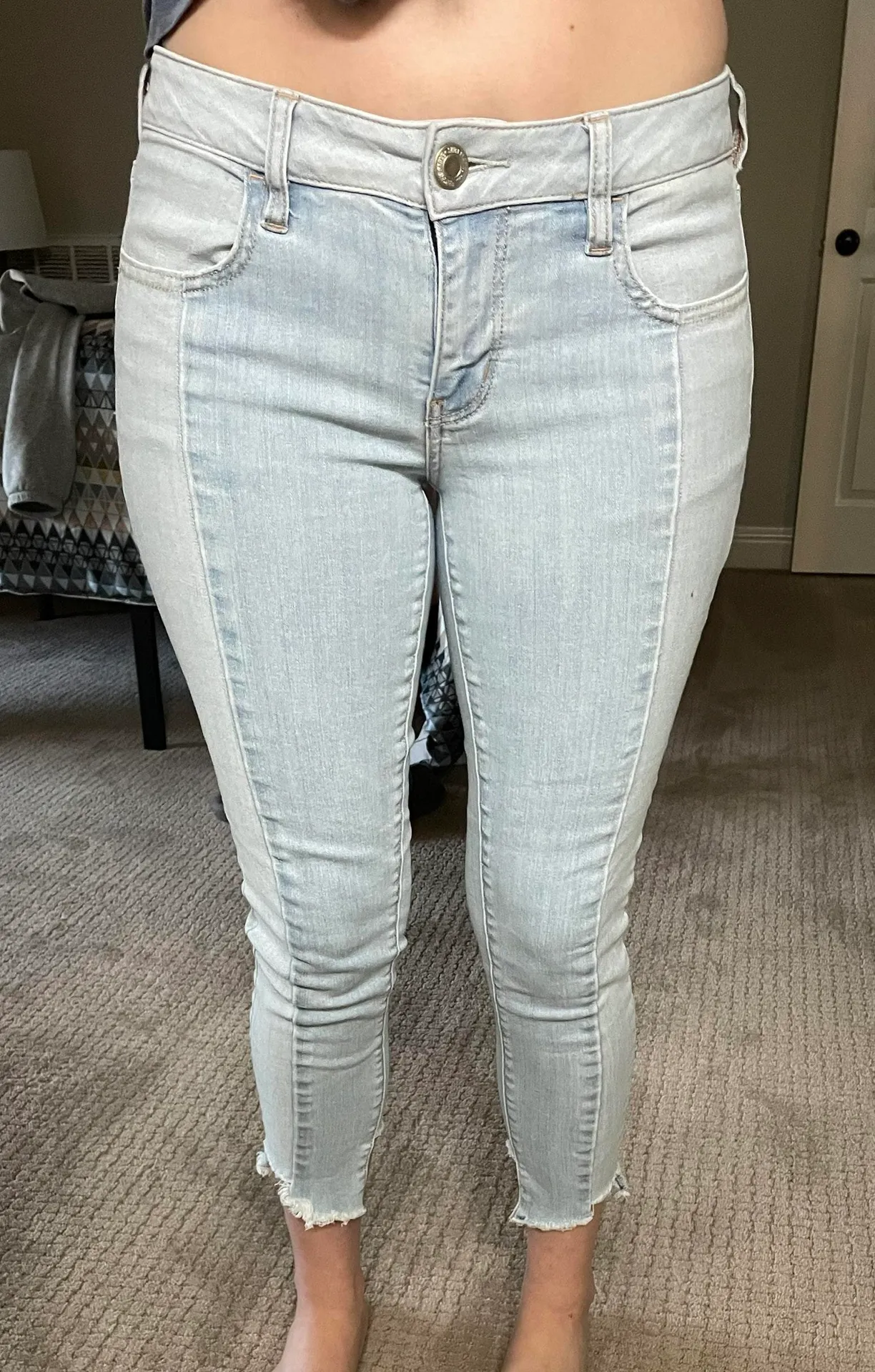 American Eagle Outfitters Two Tone Jeans - Image 2