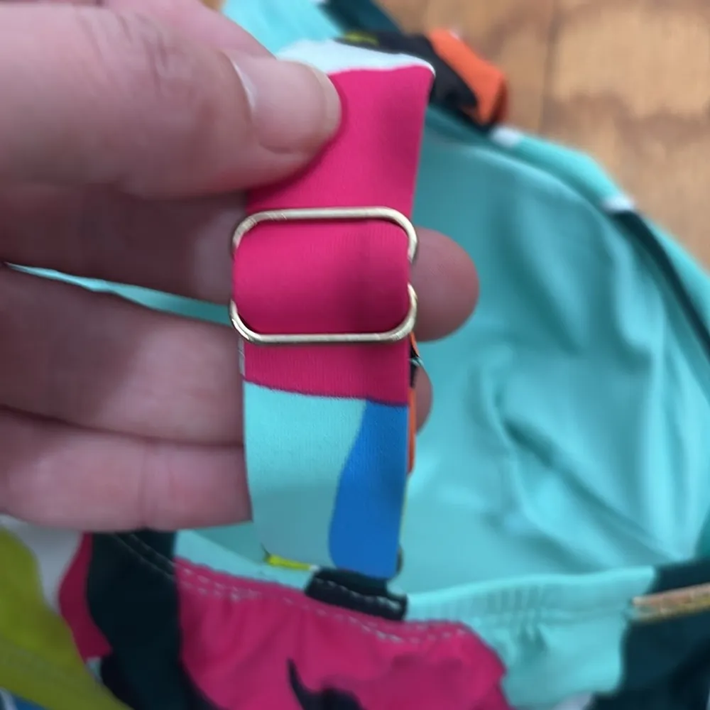 Anne Cole Multicolor Underwire Twist Front Swimsuit Tankini Top 34B/32C NWT - Image 5