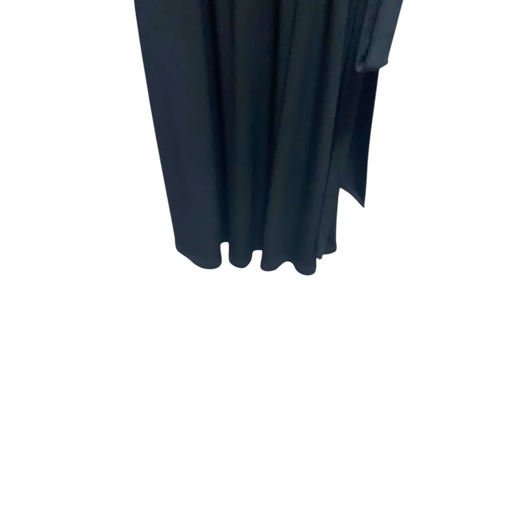 Moda International Wrap Dress Black Size M Y2K Size M - Image 6