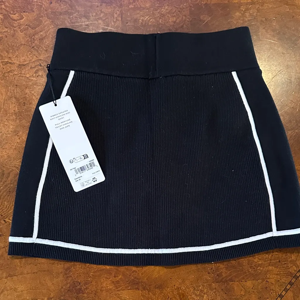 NWT ALO Ribbed sweater knit mini skirt - Image 3
