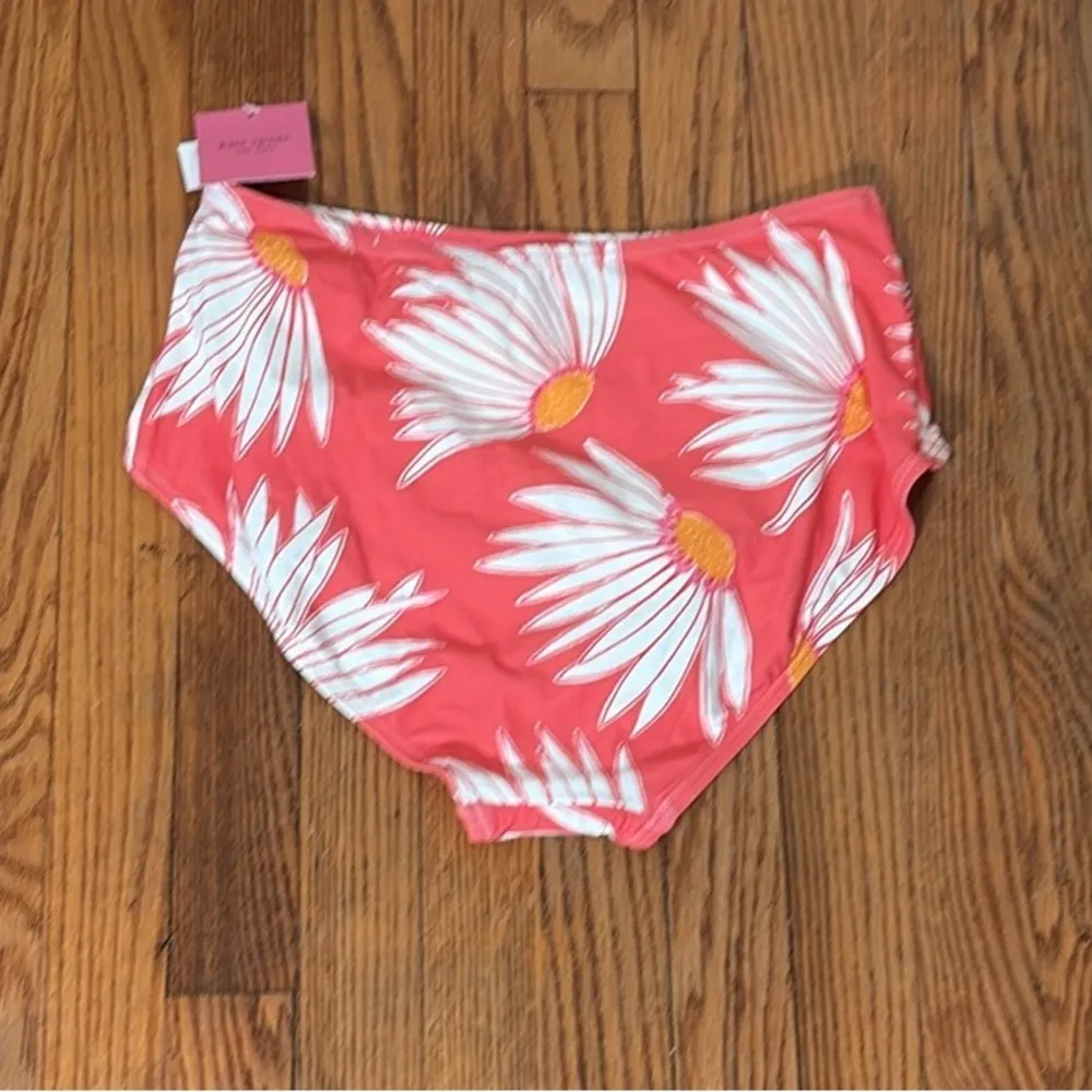 Kate‎ Spade New York Falling Flower High-Waist Bottoms Orange Size L NWT - Image 4