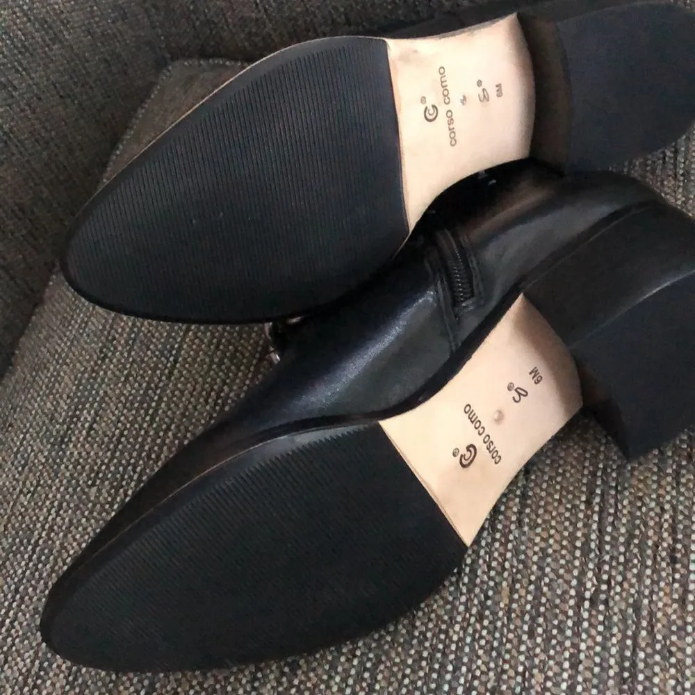 NWOB Corso Como Cagney Ankle Boots Chain Zip 6 - Image 7