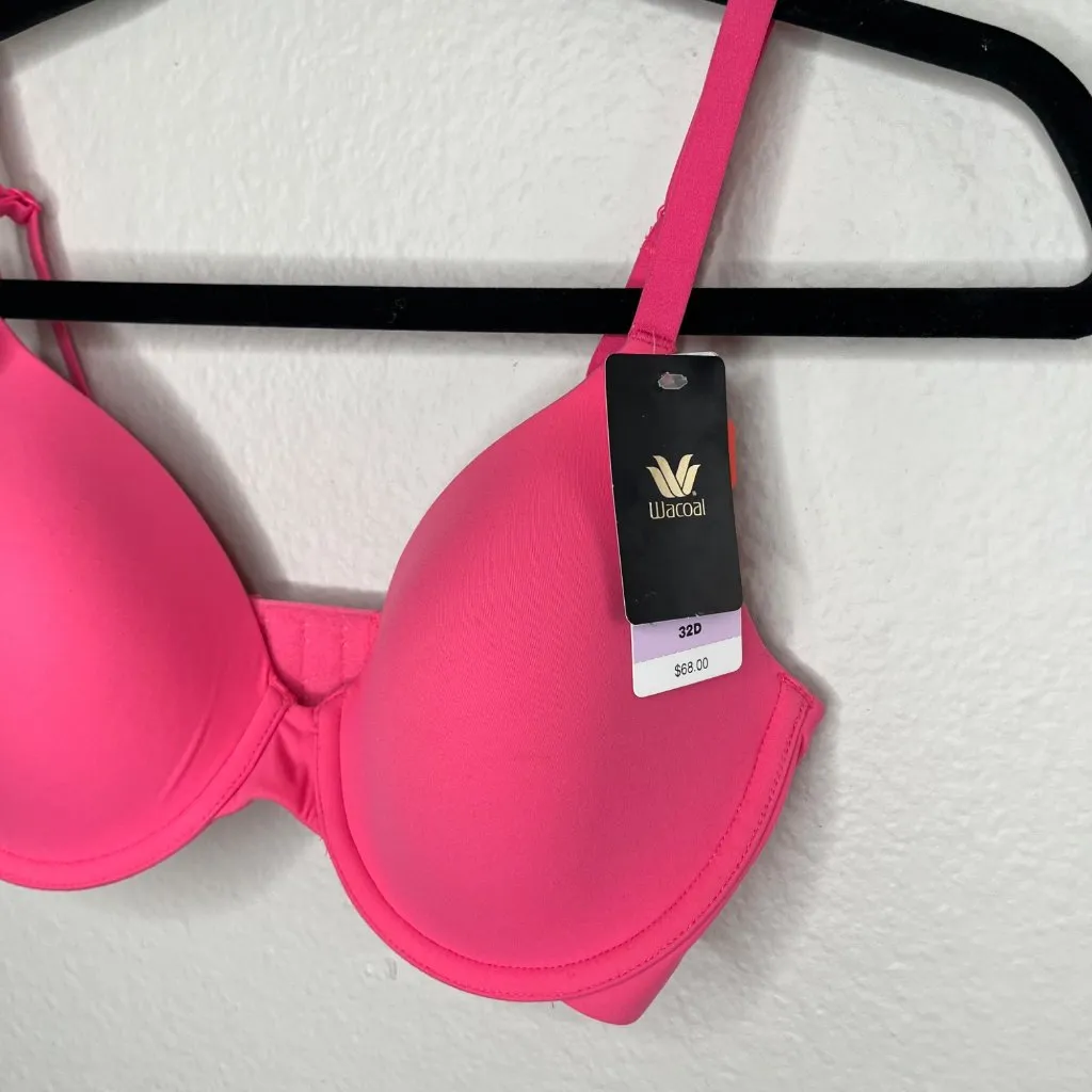 Wacoal Womens Pink Comfort First T-Shirt Bra 32D 853339 - Image 3