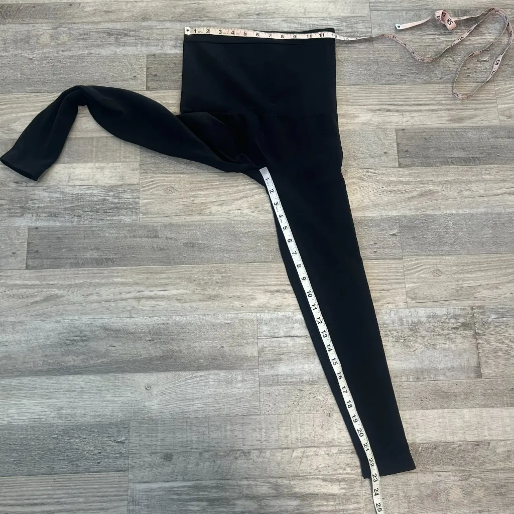 Spanx Black High Waist Tummy Control Leggings S13 - Image 2