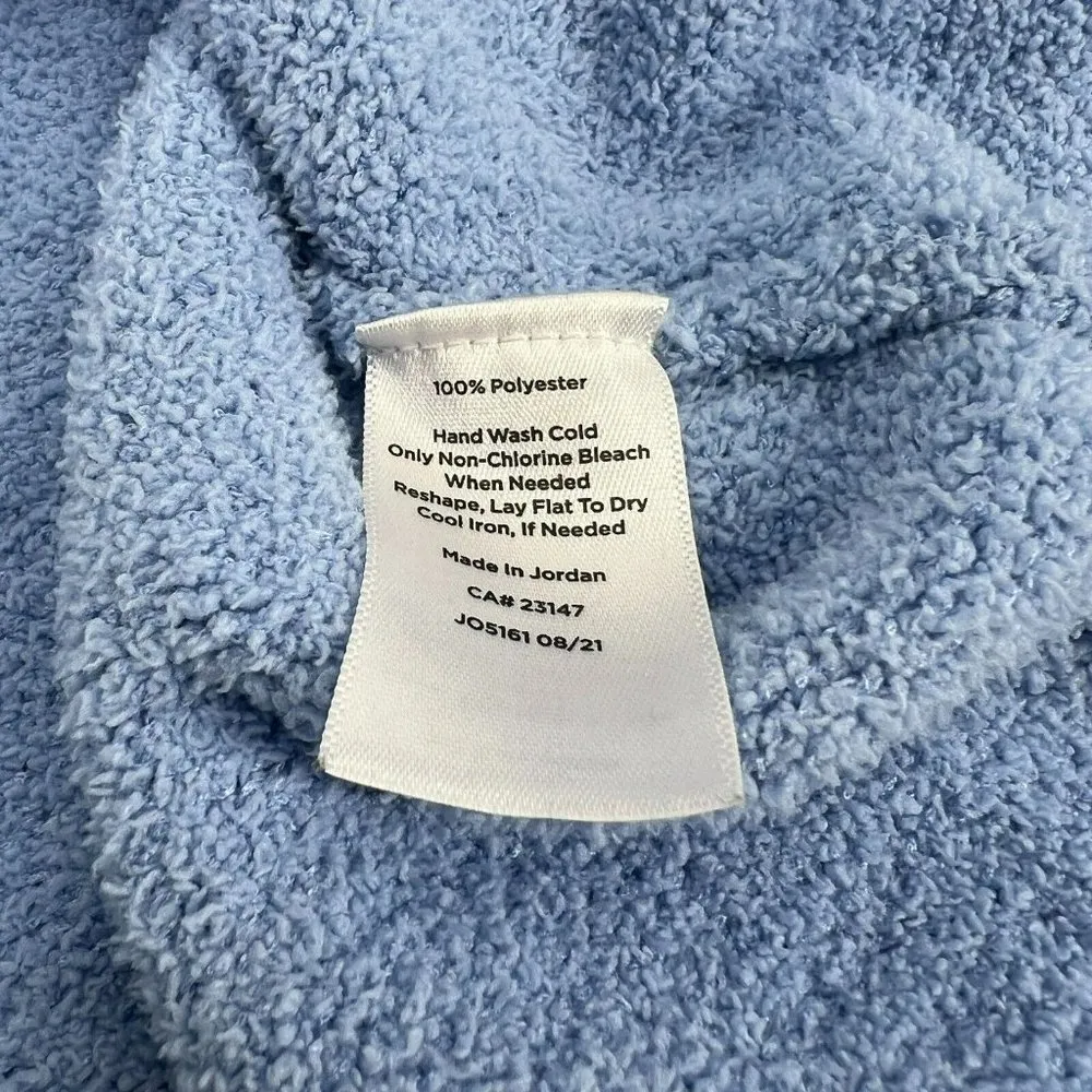 Talbots Womens Sweater Size Large Colorblock Pullover Soft Spring Blue Teal - Image 4