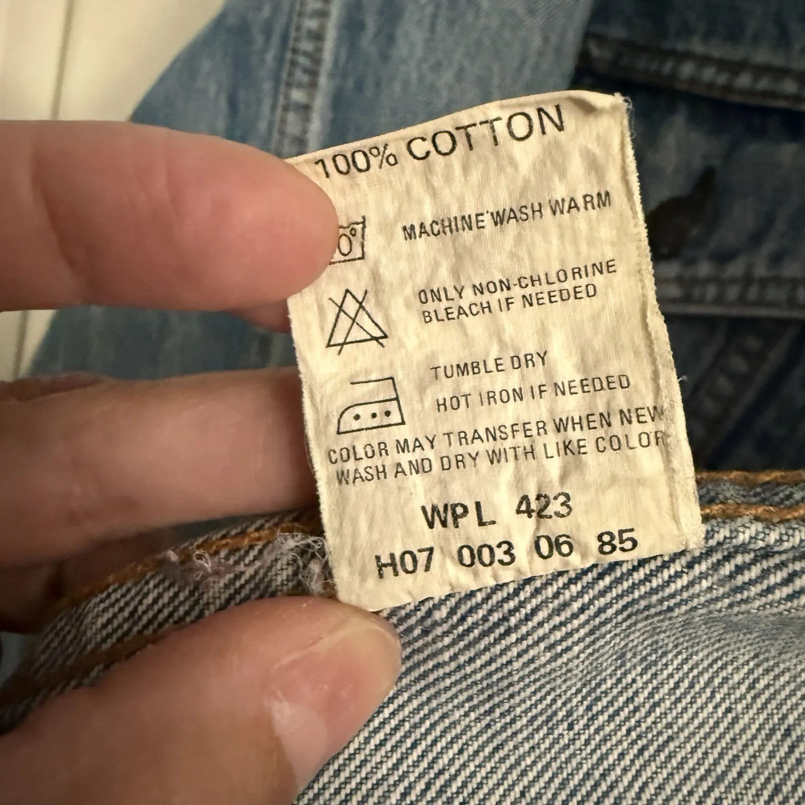 Levi's Men's Vintage Denim DOT Jacket XL - Image 6