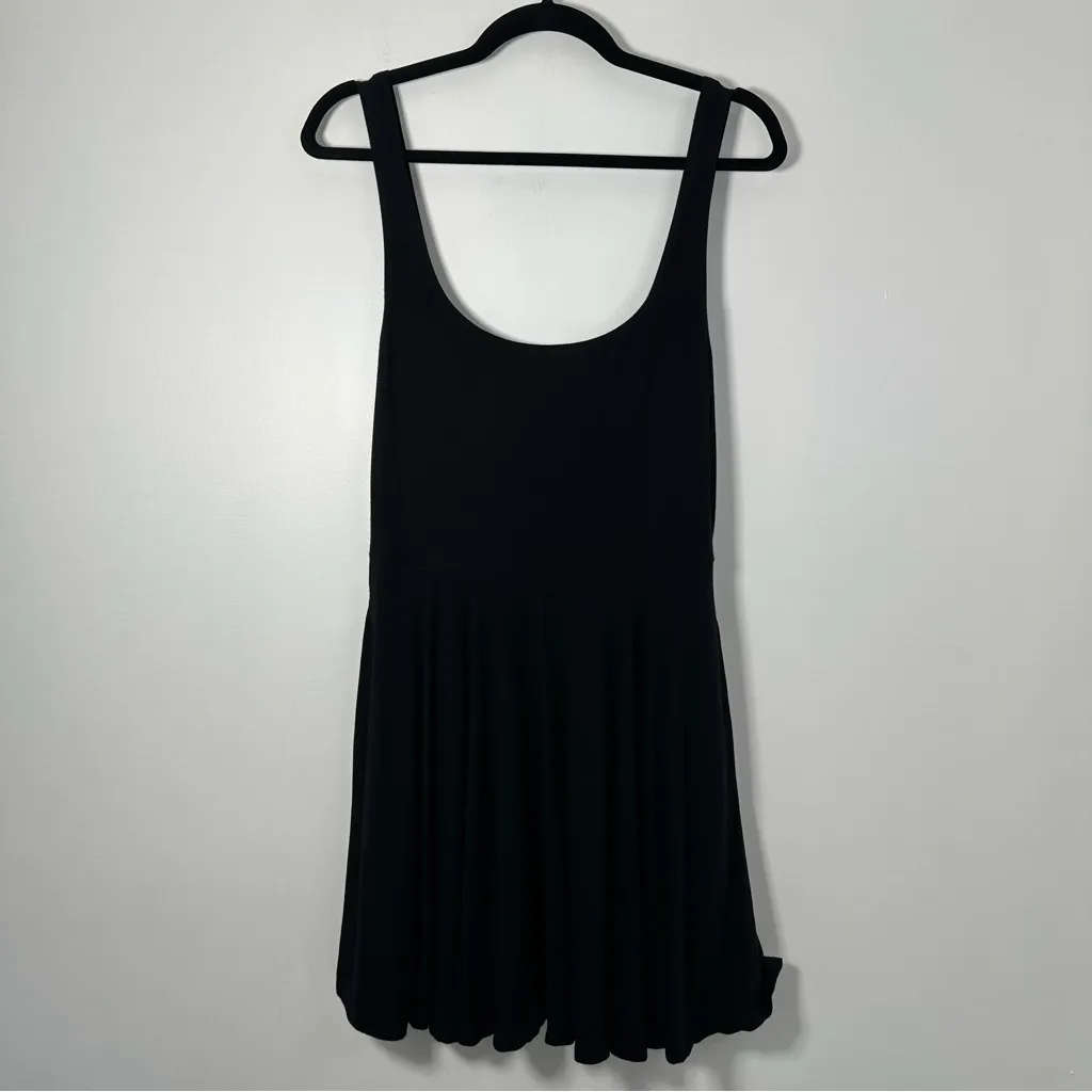 Reformation Dakota Mini Knit Dress Black Size L Neutral Whimsigoth - Image 3
