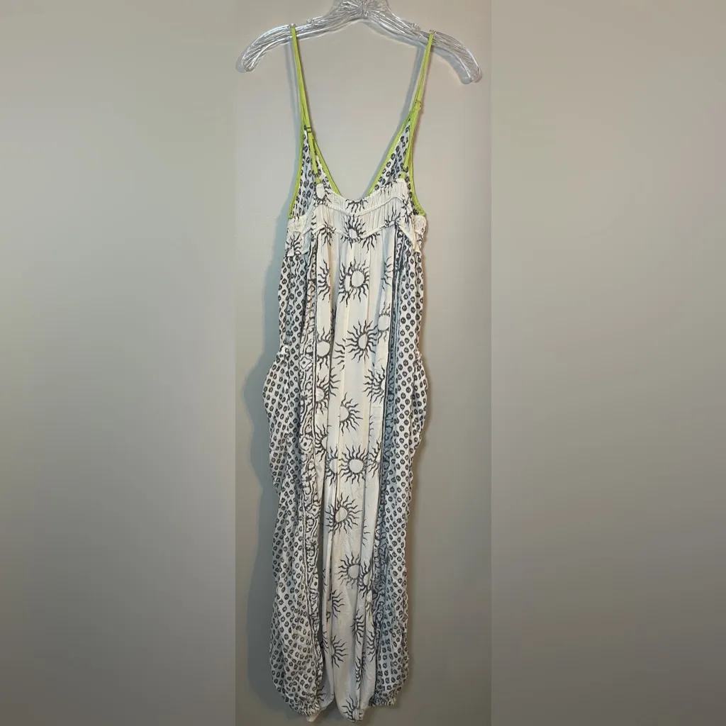 Urban Outfitters Out From Under Hollis Lounge sunburst print harem leg jumpsuit - Image 8