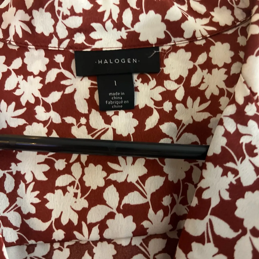 Halogen  Button Up Top - Image 2