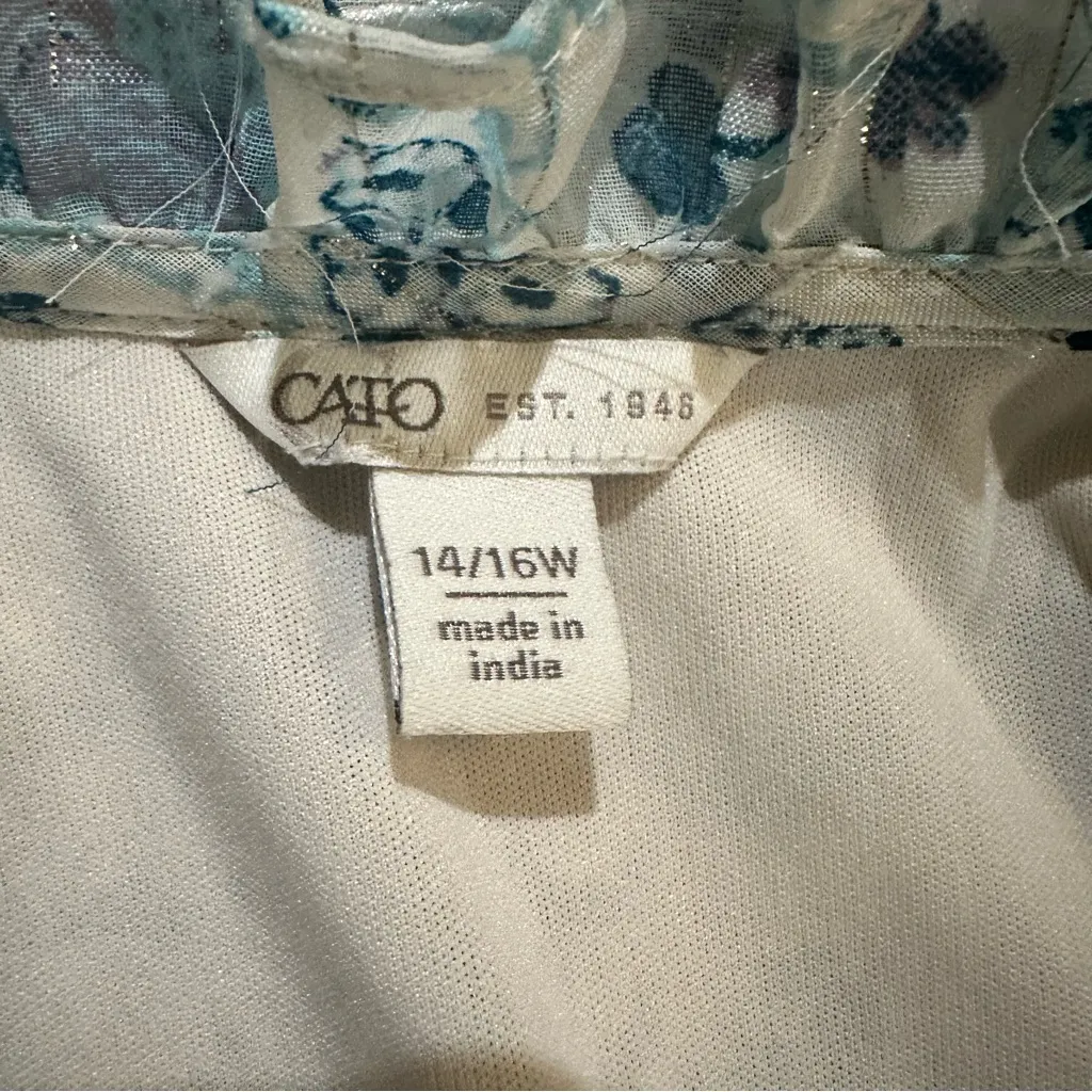 Cato Multicolor Floral Boho Midi Dress – Size 14/16W - Image 14