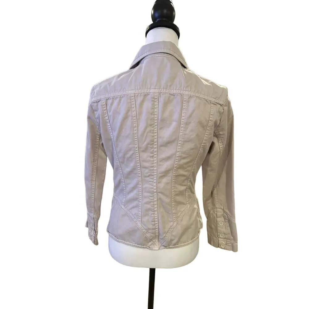 Caribbean Joe Tan Jacket Women's Small - Image 2
