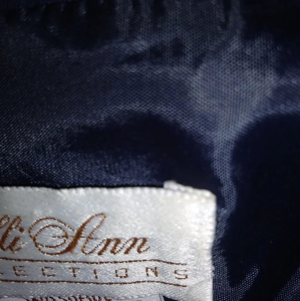 Lilli Ann 12 Vintage Navy Pullover Coat Dress Blue Size L - Image 4