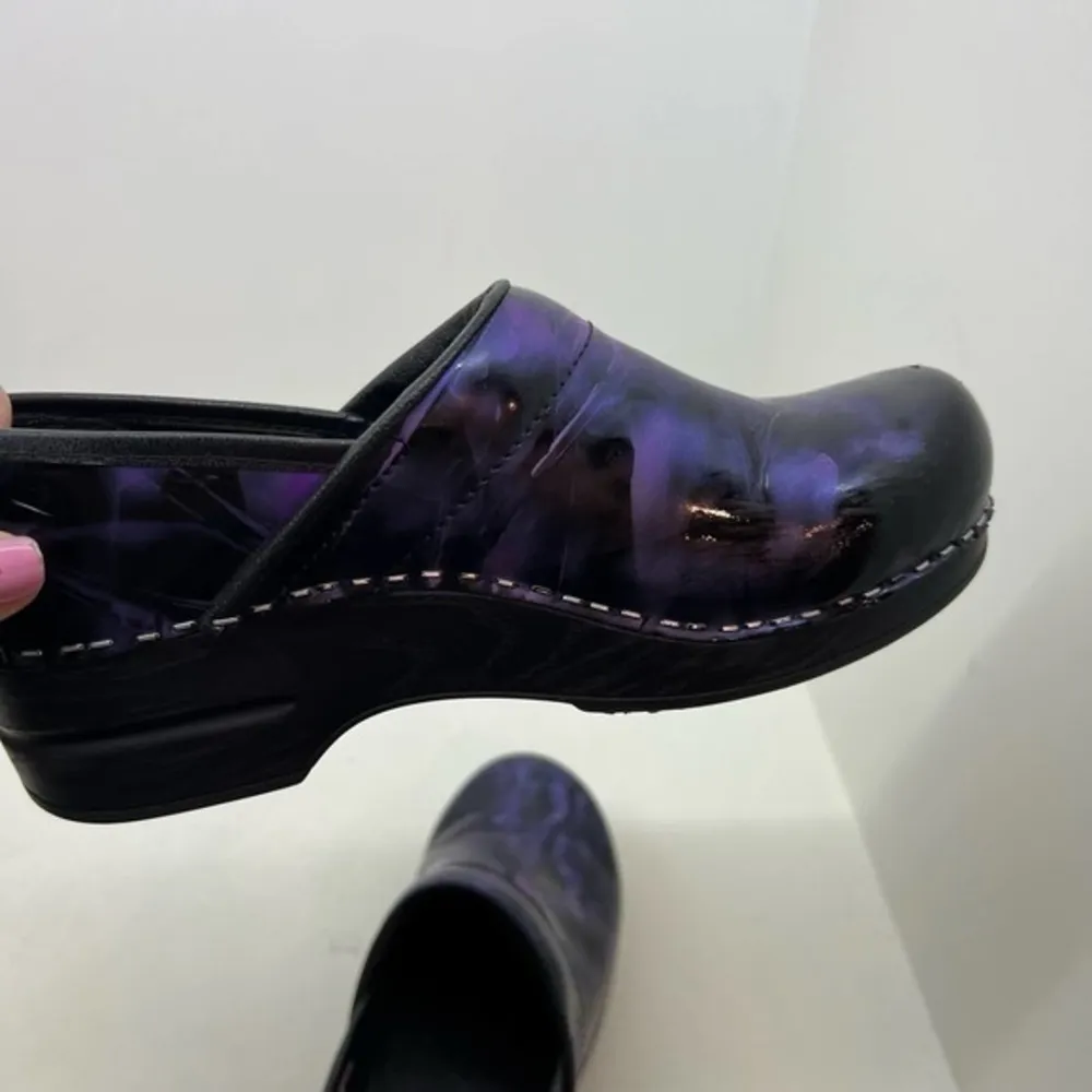 Sanita Piper Purple Swirl Clog professional nursing comfort size 37/ US size 6 - Image 7