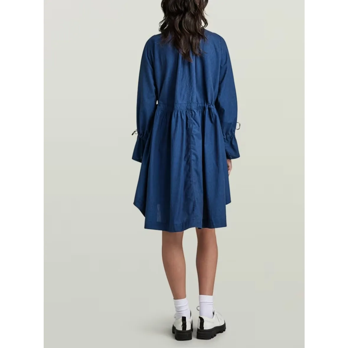 G-Star RAW Sniper Dress Rinsed Denim Blue Sz Small NWT Relaxed Loose Fit Pockets - Image 11