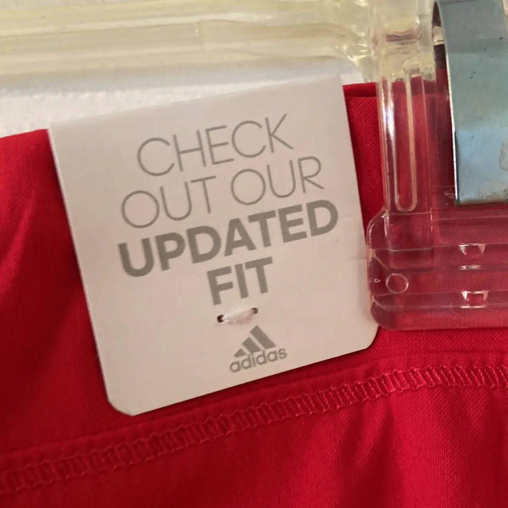 Adidas Bold Red Skirt/Skorts size 10 brand new length 18” waist 32” - Image 3