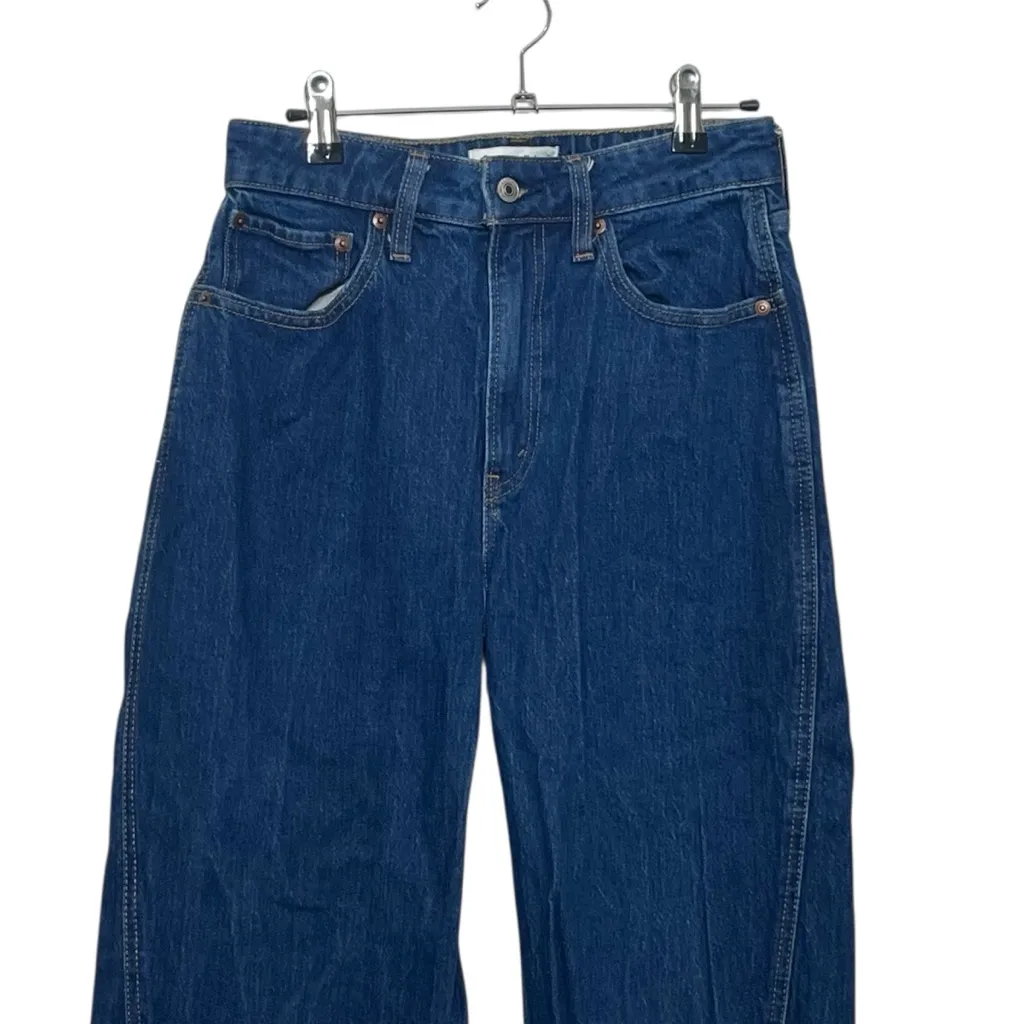 Abercrombie & Fitch Relaxed 90s Curve Jeans Women’s 27 High Rise Split Hem - Image 3