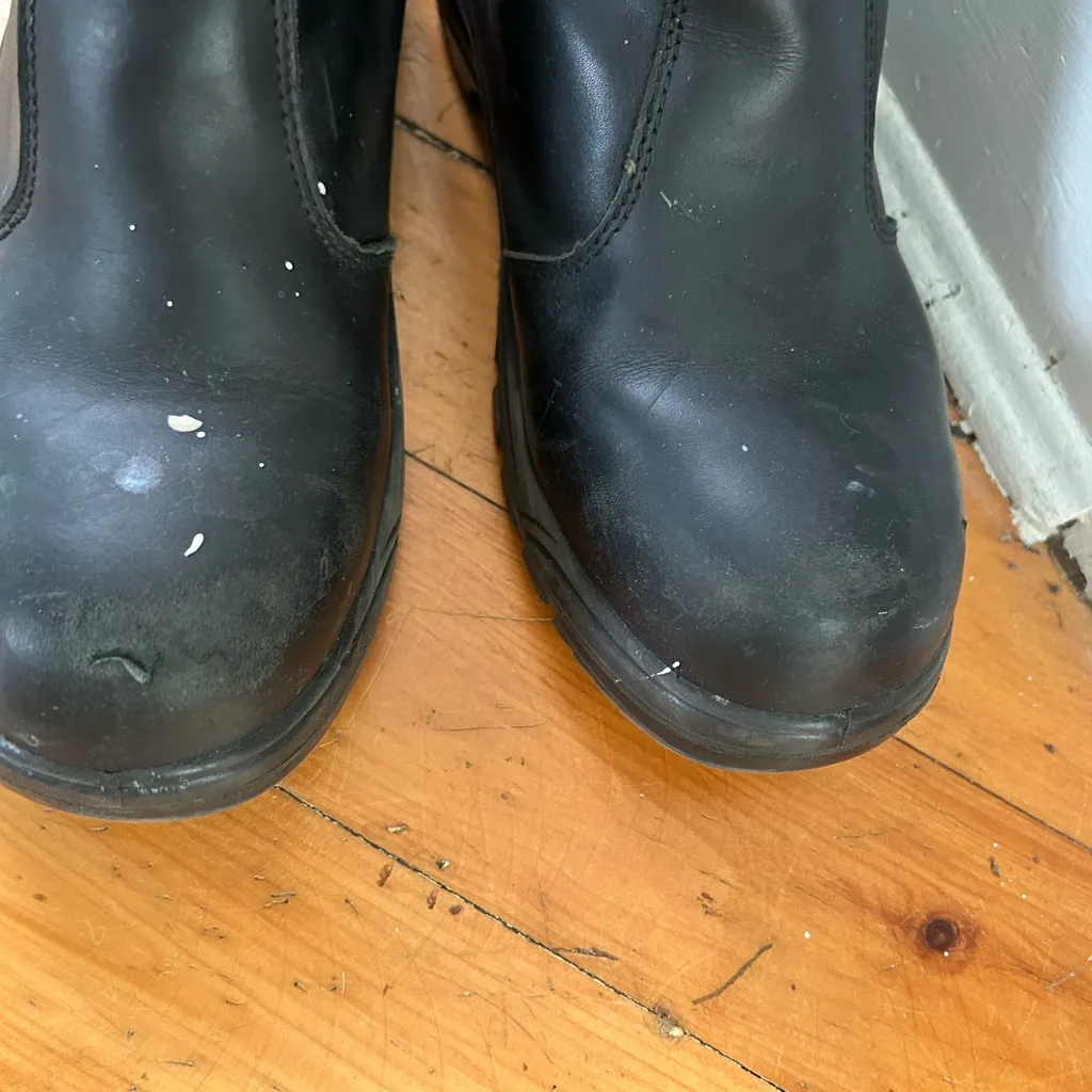 MooseLog women’s Black Chelsea Composite Toe Work Boots 9 Safety Boot - Image 2